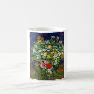 Bouquet of Flowers in a Vase, Van Gogh Coffee Mug