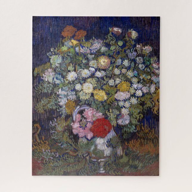 Bouquet of Flowers in a Vase | Van Gogh | Jigsaw Puzzle (Vertical)