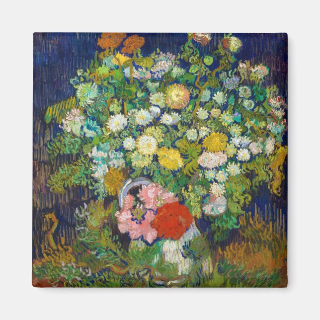 Bouquet of Flowers in a Vase, Van Gogh Magnet (Front)