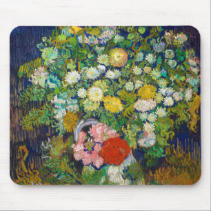 Bouquet of Flowers in a Vase, Van Gogh Mouse Mat