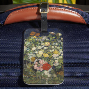 Bouquet of Flowers in a Vase   Vincent van Gogh Luggage Tag