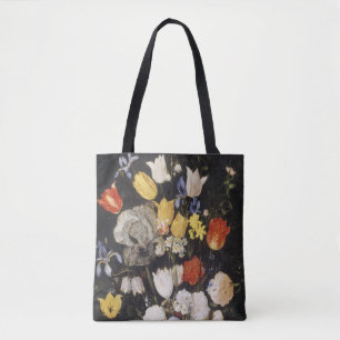 Bouquet of Flowers in an Earthenware Vase (1610) Tote Bag