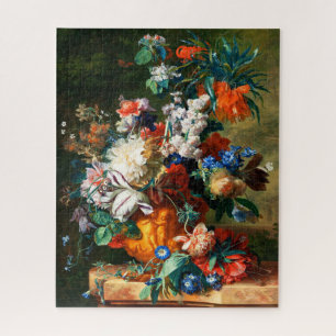 Bouquet of Flowers in an Urn │Jan van Huysum Jigsaw Puzzle