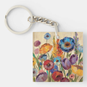 Bouquet of Flowers Key Ring