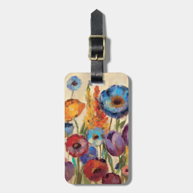 Bouquet of Flowers Luggage Tag (Front Vertical)