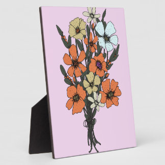 Bouquet Of Flowers Plaque