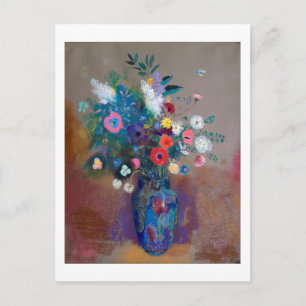 Bouquet of Flowers, Redon Postcard