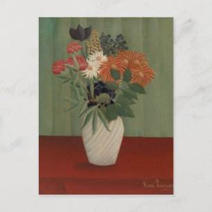Bouquet of Flowers with China Asters and Tokyos Postcard