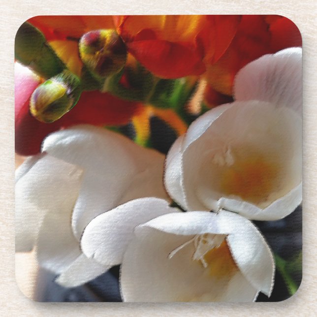 bouquet of freesias coaster (Front)