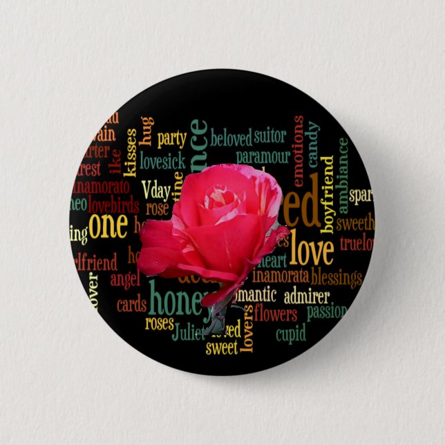 Bouquet of Love: A Heartfelt Expression 6 Cm Round Badge (Front)