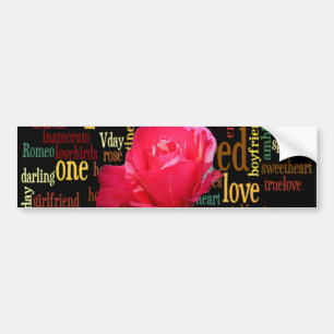 Bouquet of Love: A Heartfelt Expression Bumper Sticker