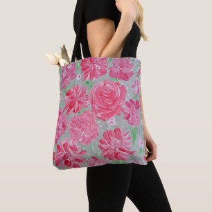 Bouquet of Love Floral Tote Bag