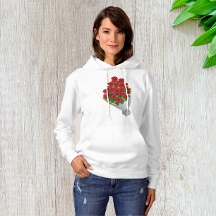 Bouquet Of Red Roses Hoodie