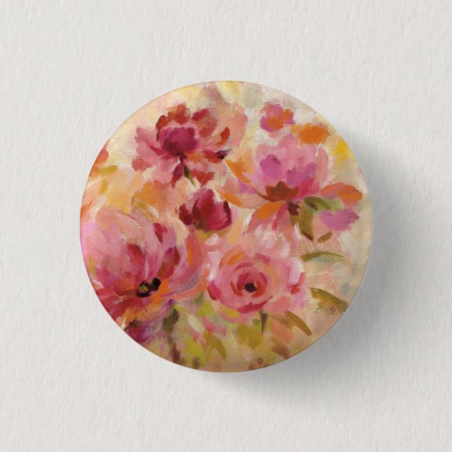 Bouquet of Roses 3 Cm Round Badge (Front)