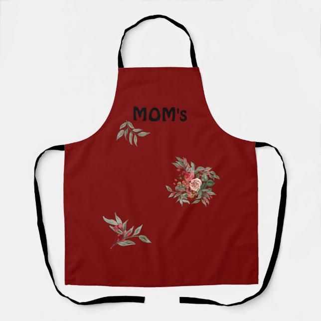 Bouquet of roses All-Over Print Apron (Front)