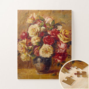 Bouquet of roses, Auguste Renoir Jigsaw Puzzle