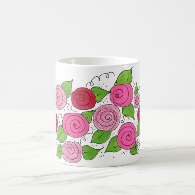 Bouquet of Roses Coffee Mug (Center)