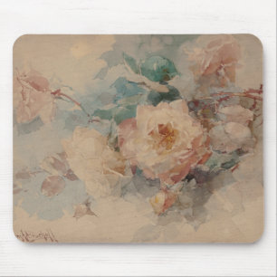 Bouquet of Roses – Franz Bischoff Mouse Mat
