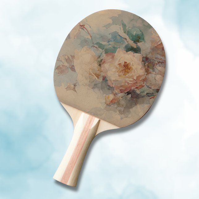 Bouquet of Roses – Franz Bischoff Ping Pong Paddle (Creator Uploaded)