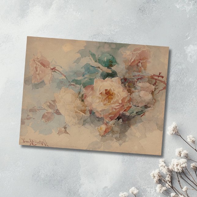 Bouquet of Roses – Franz Bischoff Postcard (Creator Uploaded)