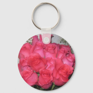 BOUQUET OF ROSES KEY RING