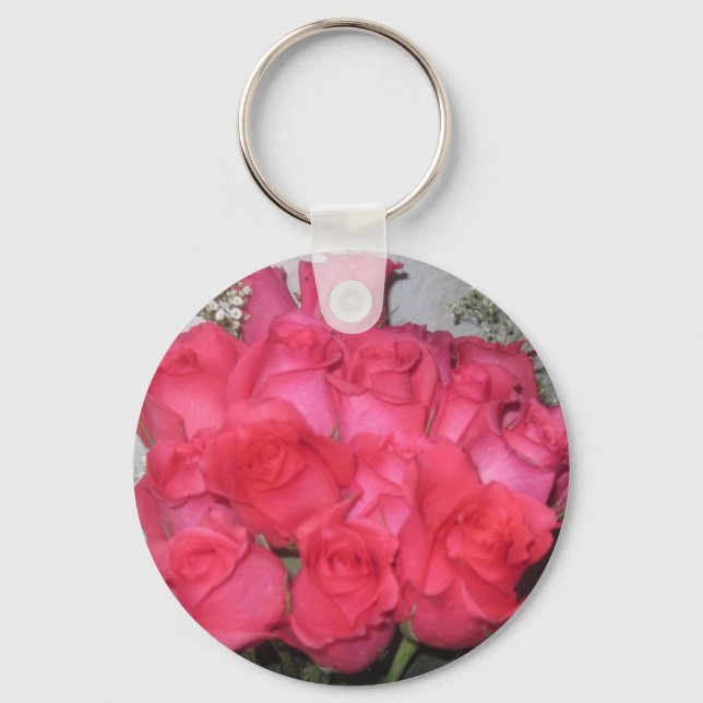 BOUQUET OF ROSES KEY RING (Front)