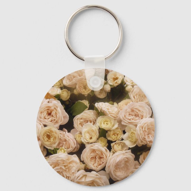 Bouquet of  Roses Key Ring (Front)