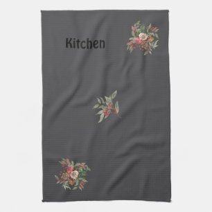 Bouquet of roses Kitchen Towels