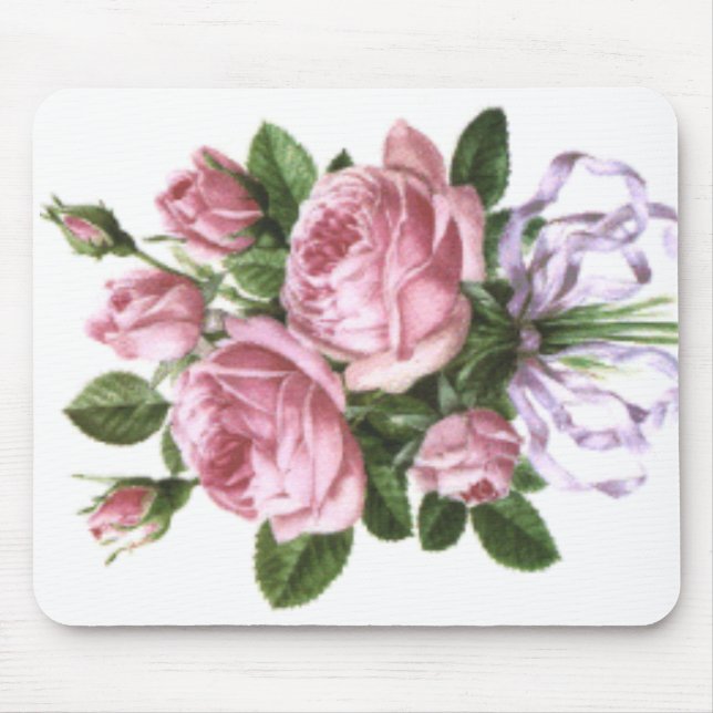 Bouquet of roses mouse mat (Front)