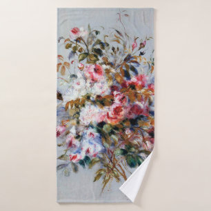 Bouquet of Roses, Renoir Bath Towel