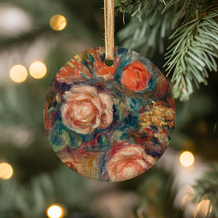 Bouquet of Roses   Renoir Ceramic Tree Decoration