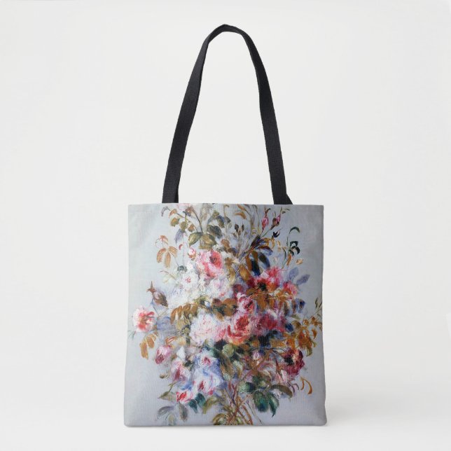 Bouquet of Roses, Renoir Tote Bag (Front)