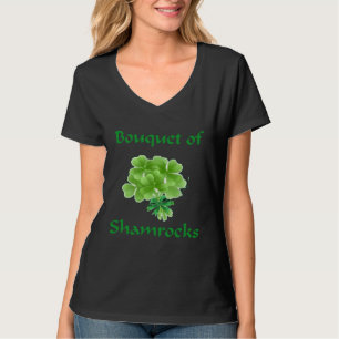 Bouquet of Shamrocks St Patrick s Day Fun T-Shirt