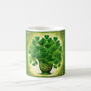 Bouquet of Shamrocks St. Patrick's Day Irish Coffee Mug