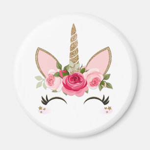 Bouquet of Skull Roses Black & White Gothic Magnet