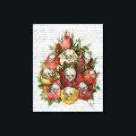 Bouquet of Skulls Canvas Print<br><div class="desc">Fashion & Figurative</div>