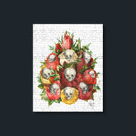 Bouquet of Skulls Canvas Print<br><div class="desc">Fashion & Figurative</div>
