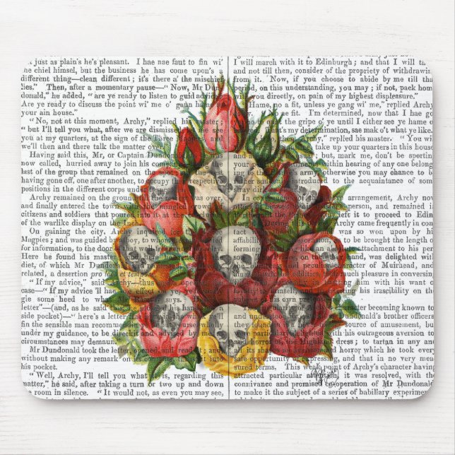 Bouquet of Skulls Mouse Mat (Front)