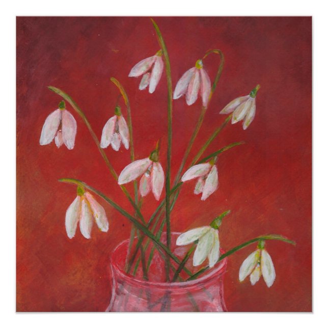 Bouquet of Snowdrops   Poster (Front)