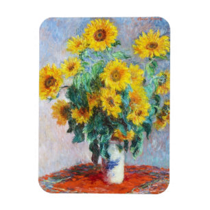 Bouquet of Sunflowers, 1880 Claude Monet Magnet