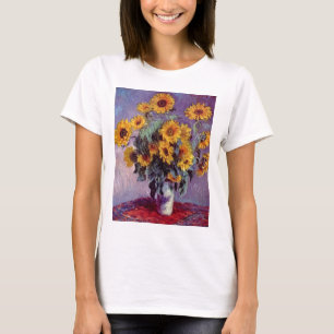 Bouquet of Sunflowers by Claude Monet T-Shirt