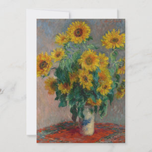 Bouquet of Sunflowers   Claude Monet