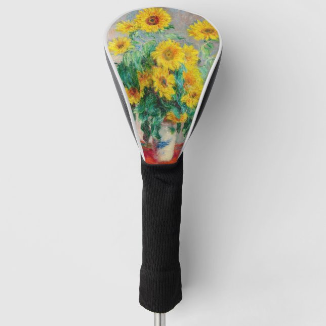 Bouquet of Sunflowers Claude Monet    Golf Head Cover (Front)