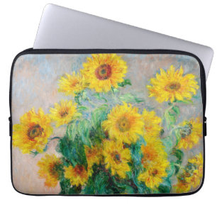 Bouquet of Sunflowers Claude Monet    Laptop Sleeve