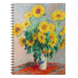 Bouquet of Sunflowers Claude Monet Notebook