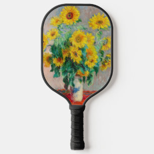 Bouquet of Sunflowers Claude Monet Pickleball Paddle