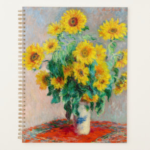 Bouquet of Sunflowers Claude Monet    Planner