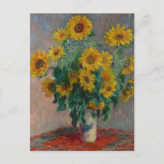 Bouquet of Sunflowers | Claude Monet Postcard