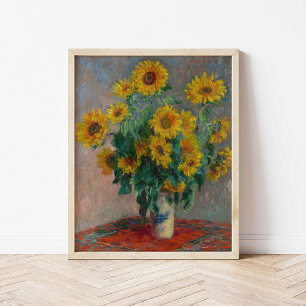 Bouquet of Sunflowers   Claude Monet Poster