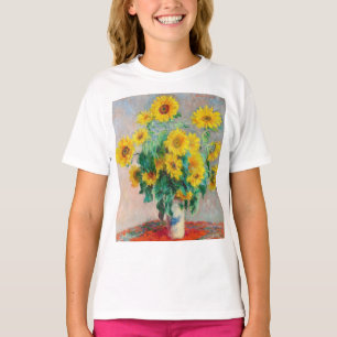 Bouquet of Sunflowers Claude Monet     T-Shirt